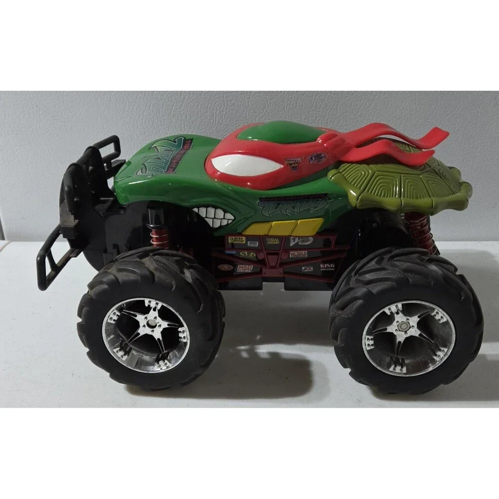 Teenage Mutant Ninja Turtle RC Car Has Remote Monster Truck Vintage Tyco (READ)